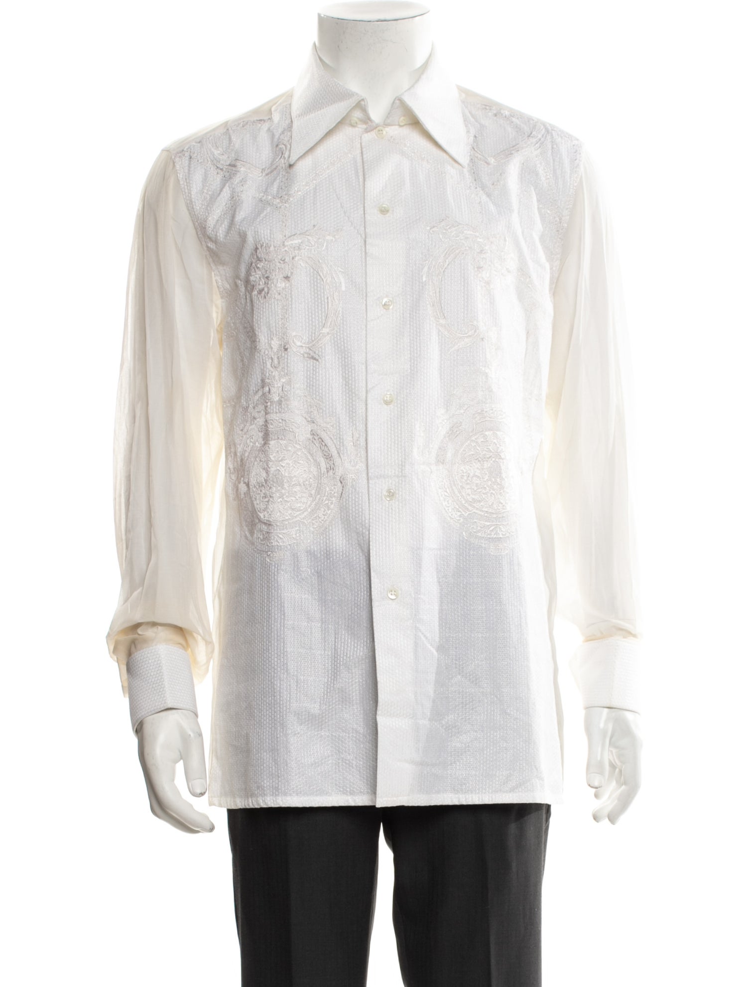 Gianfranco Ferre Vintage Late 1980's - Early 1990's Dress Shirt