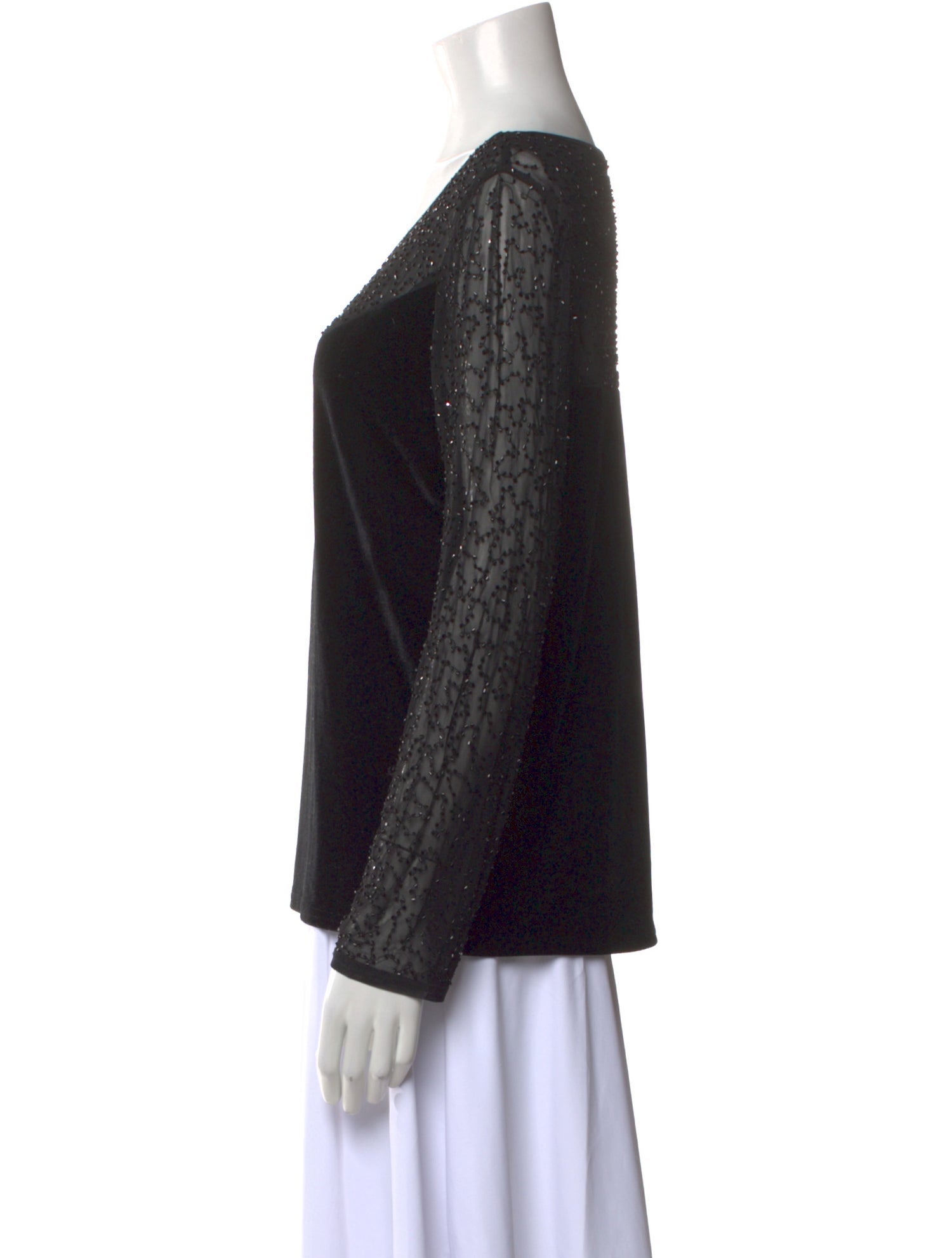 Gianfranco Ferre Scoop Neck Long Sleeve Sweatshirt