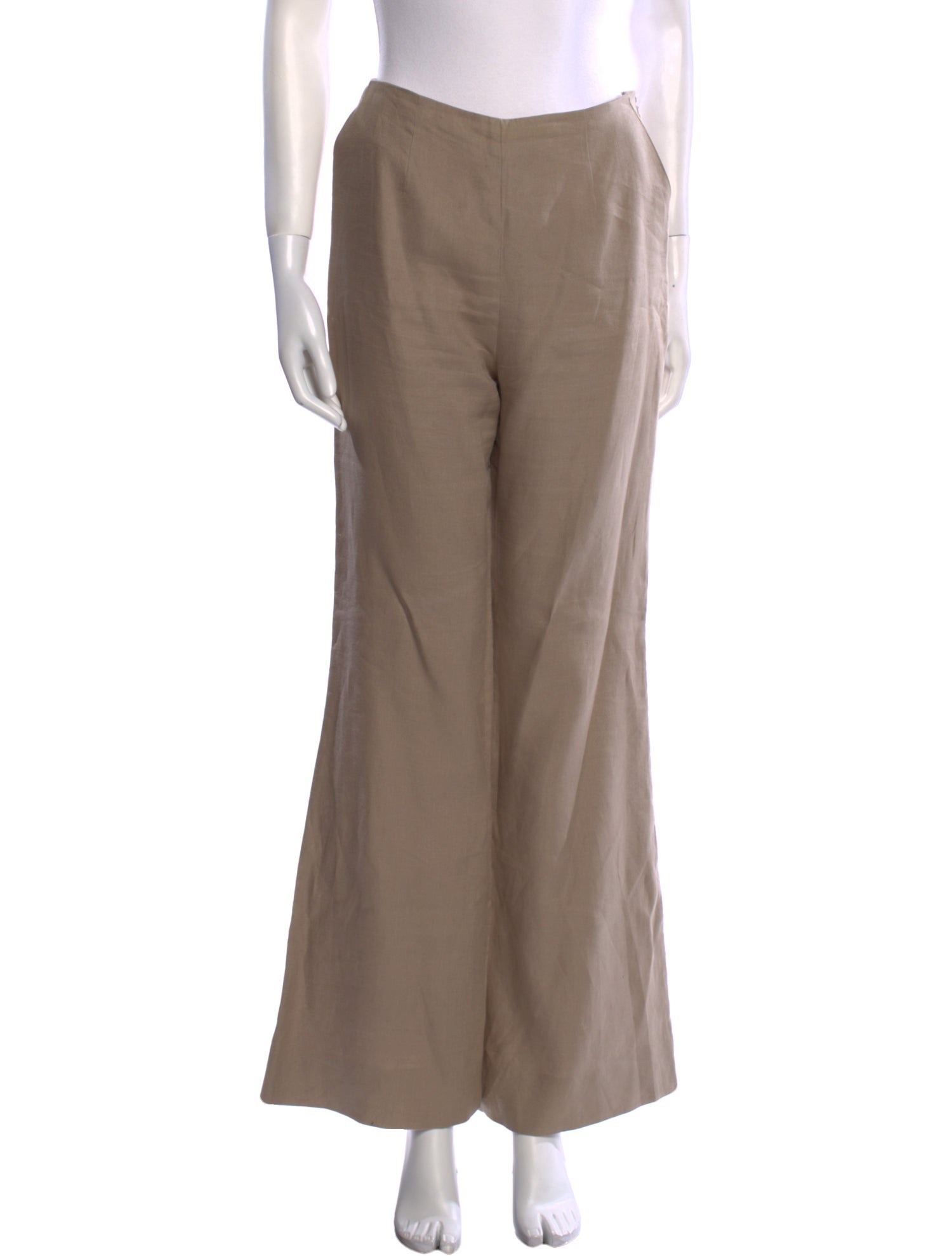 Gianfranco Ferre Linen Straight Leg Pants