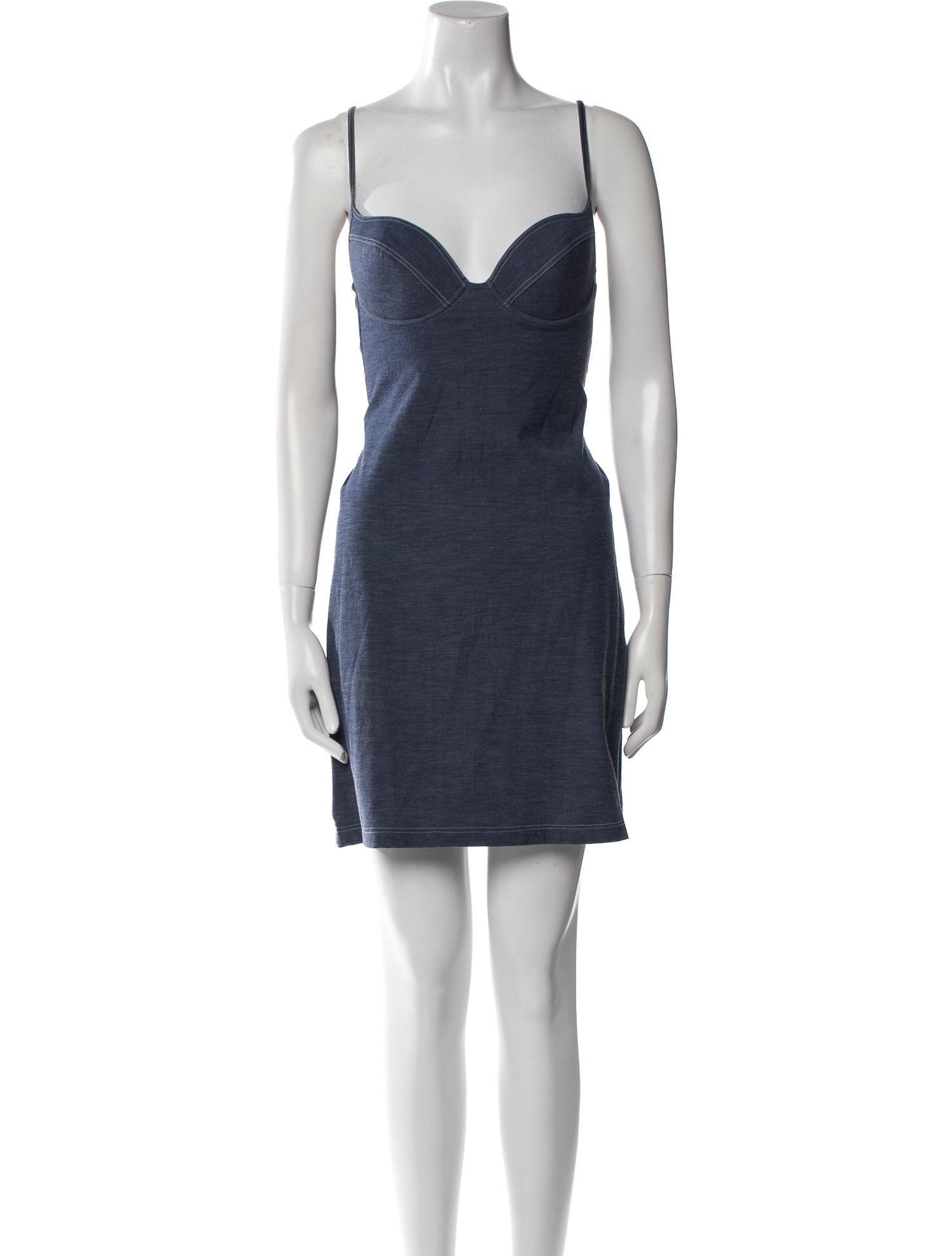 Gianfranco Ferre V-Neck Mini Dress