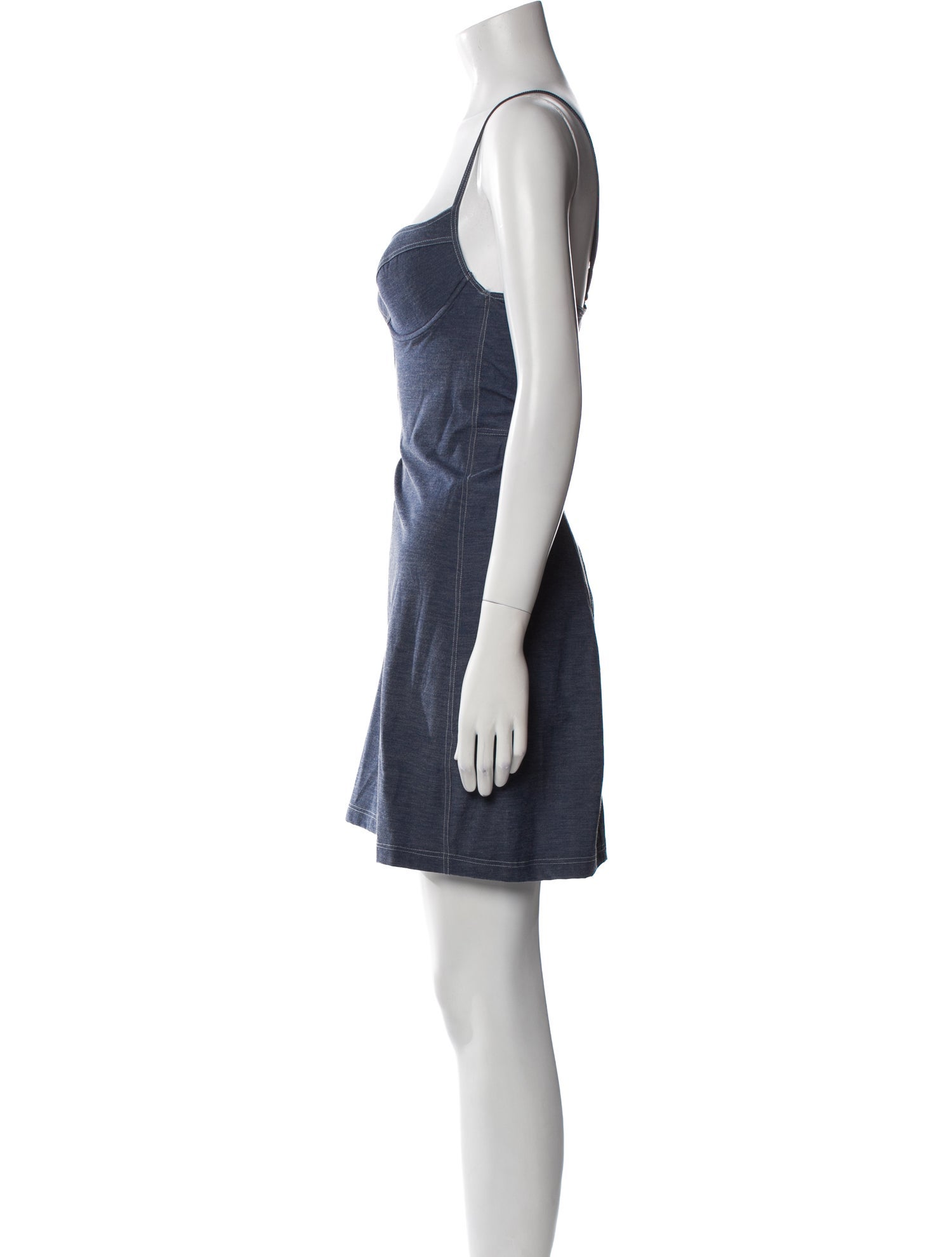 Gianfranco Ferre V-Neck Mini Dress