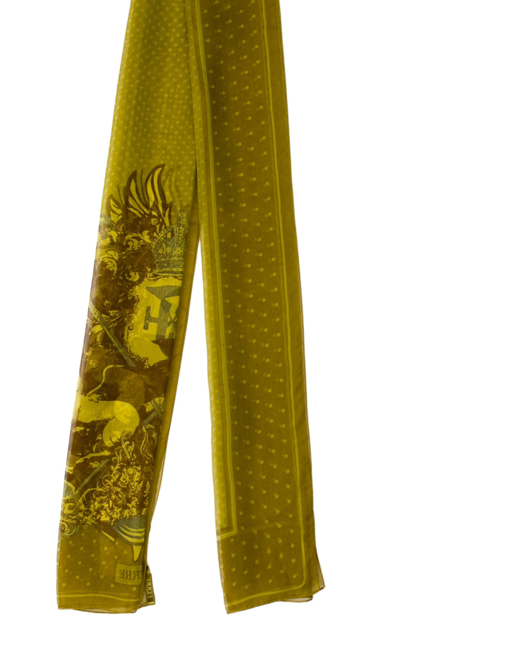 Gianfranco Ferre Silk Printed Scarf