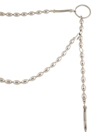 Gianfranco Ferre Skinny Metal Chain-Link Belt