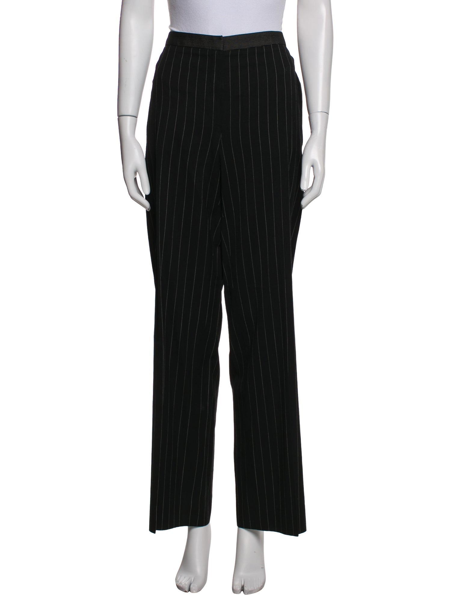 Gianfranco Ferre Striped Wide Leg Pants