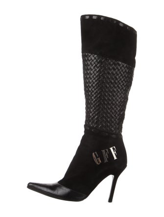 Gianfranco Ferre Suede Sock Boots
