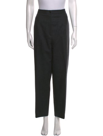 Gianfranco Ferre Virgin Wool Straight Leg Pants