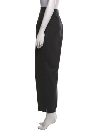 Gianfranco Ferre Virgin Wool Straight Leg Pants