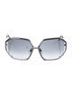 Gianfranco Ferre Oversize Gradient Sunglasses