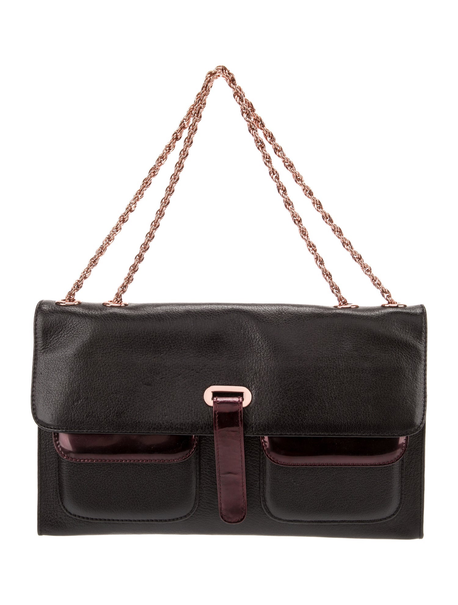 Gianfranco Ferre Leather Top Handle Bag