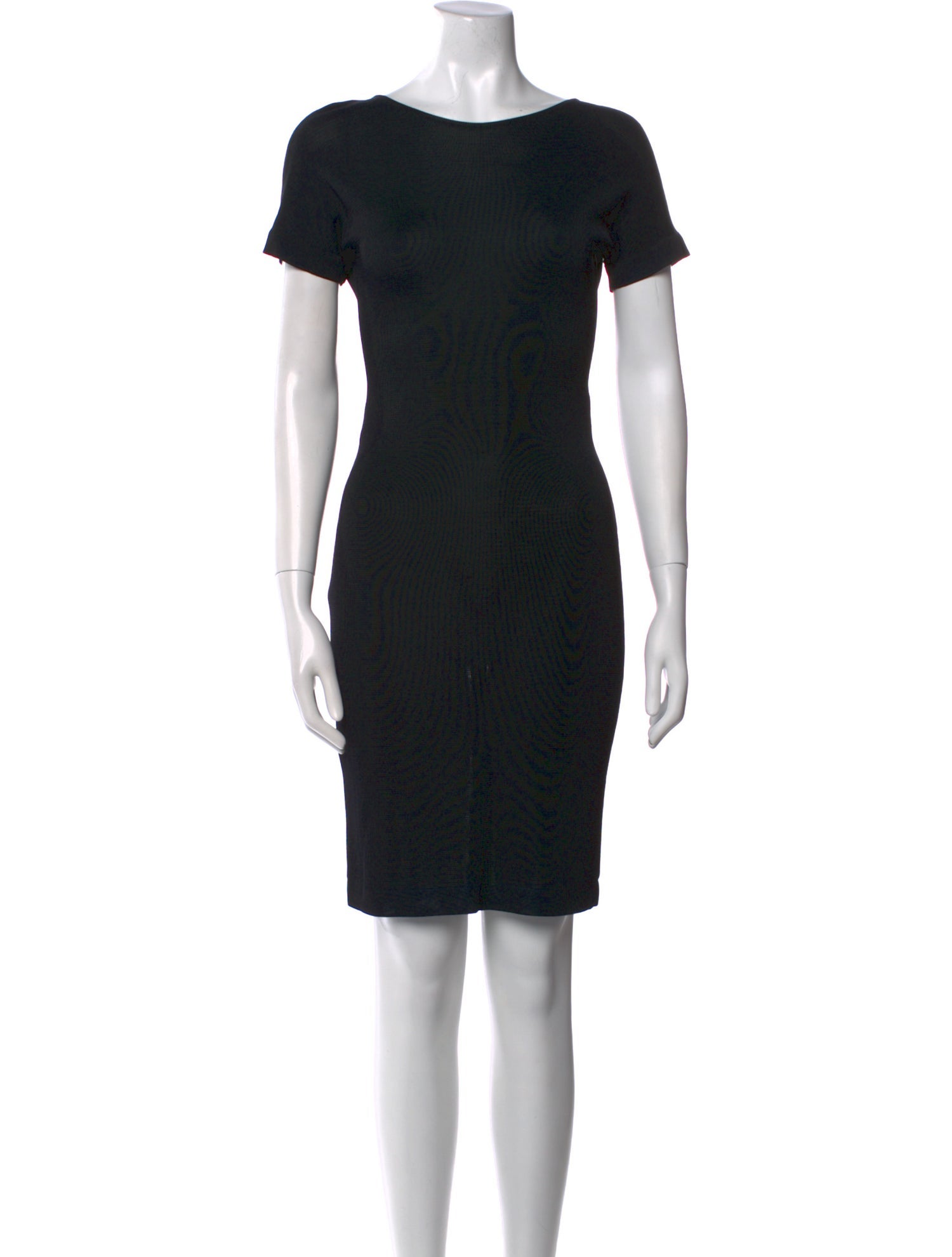 Gianfranco Ferre Scoop Neck Knee-Length Dress