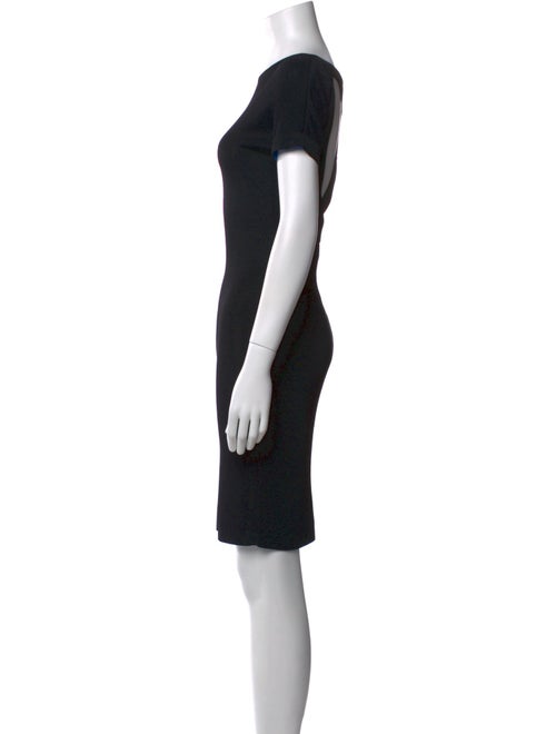 Gianfranco Ferre Scoop Neck Knee-Length Dress