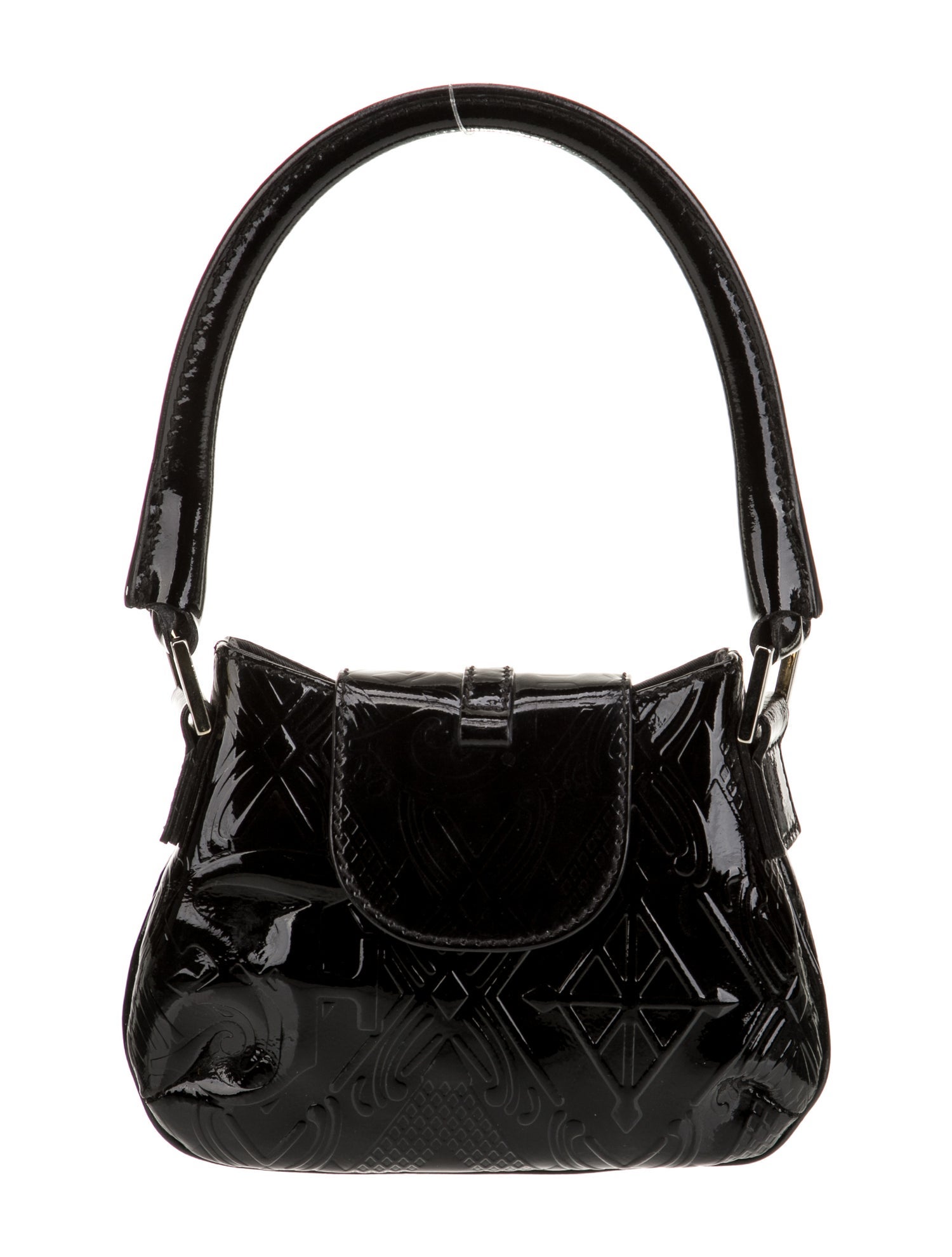 Gianfranco Ferre Patent Leather Evening Bag