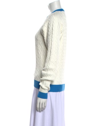 Gianfranco Ferre Striped V-Neck Sweater