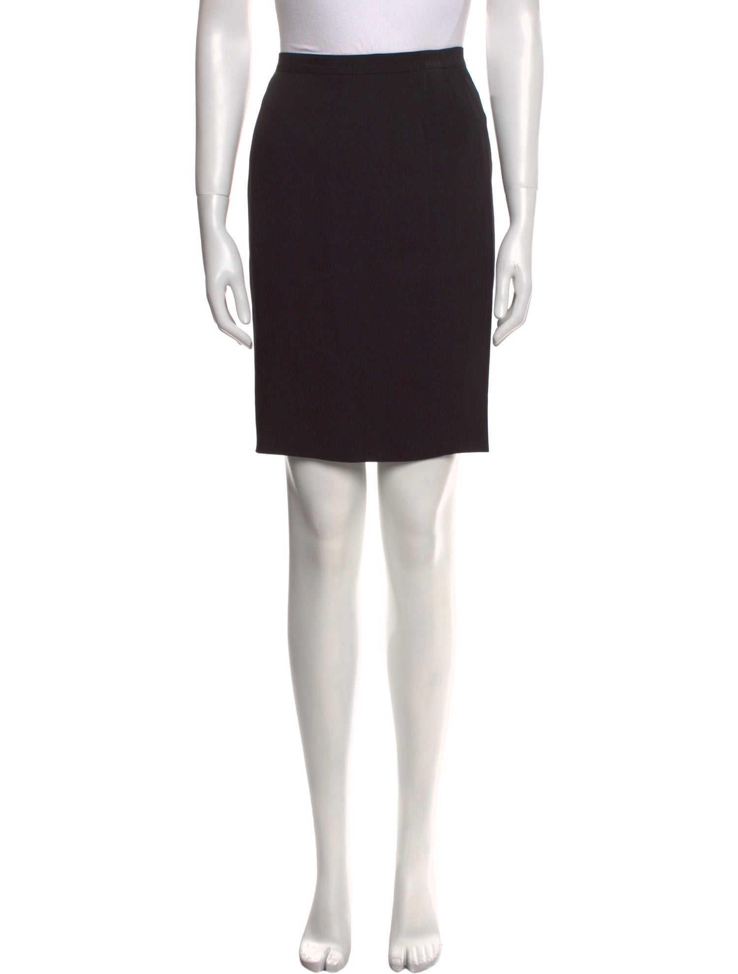 Gianfranco Ferre Mesh Accents Knee-Length Skirt