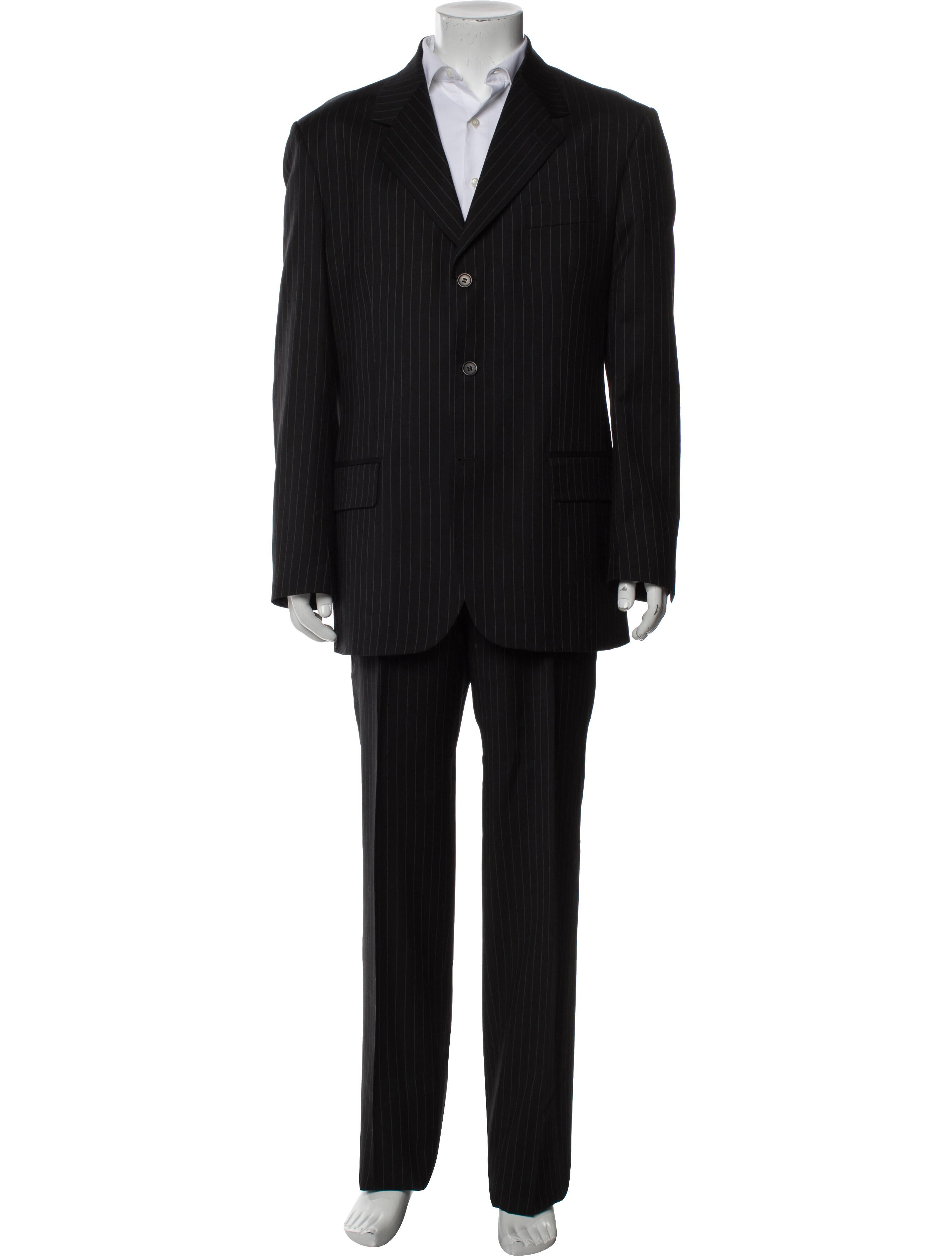 Gianfranco Ferre Wool Striped Two-Piece Suit