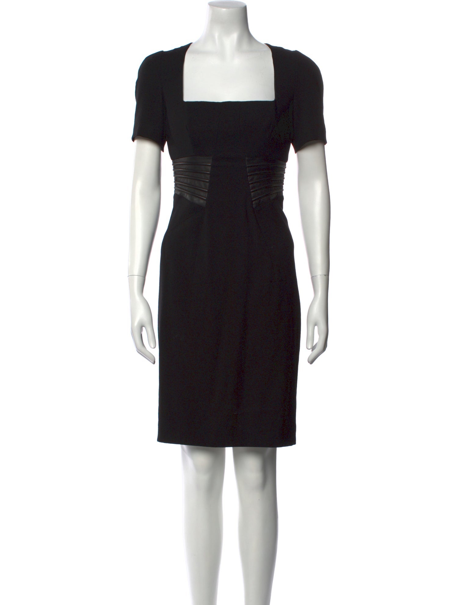 Gianfranco Ferre Virgin Wool Knee-Length Dress