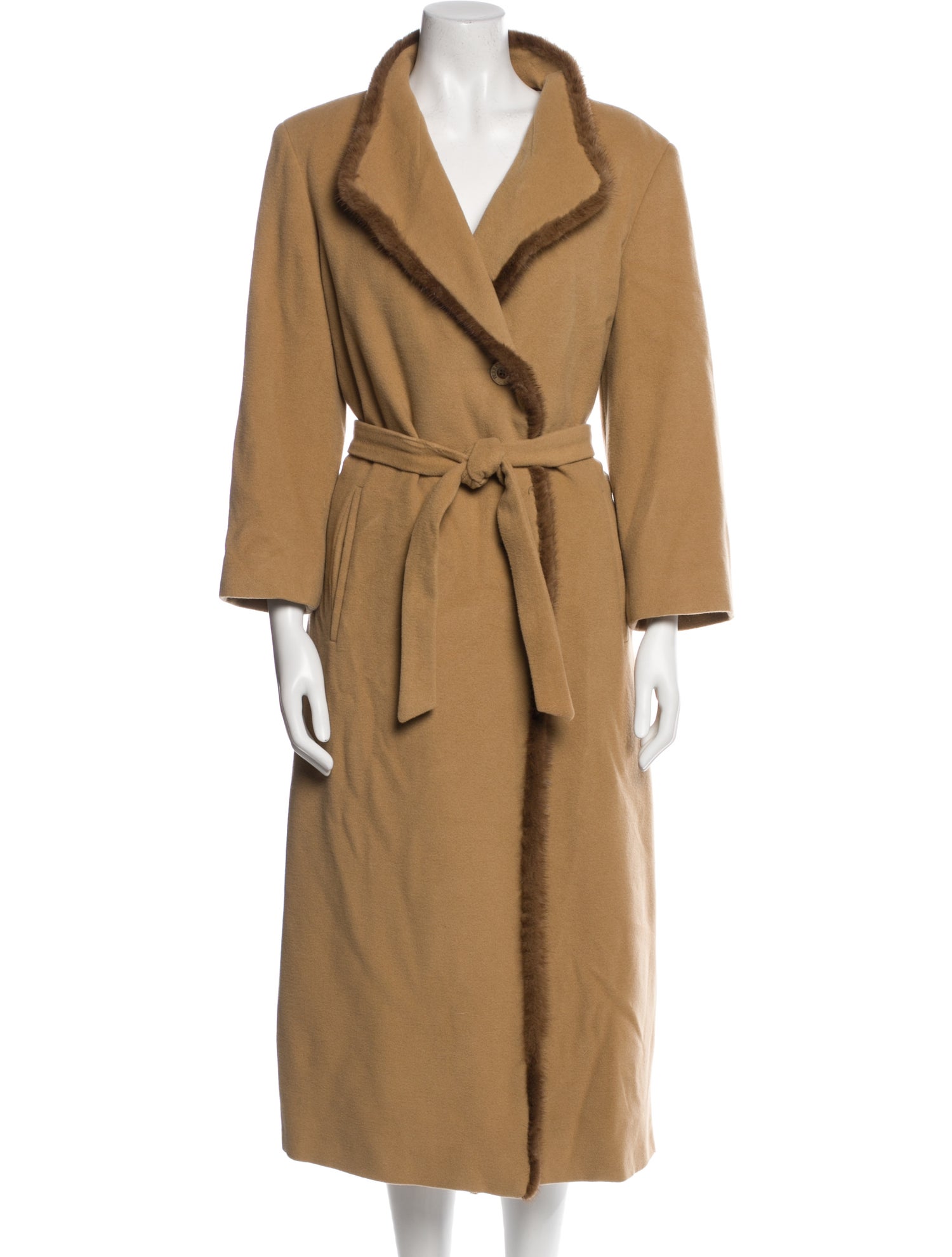 Gianfranco Ferre Vintage Late 1990's - Early 2000's Faux Fur Coat