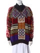 Gianfranco Ferre Merino Wool Printed Sweater