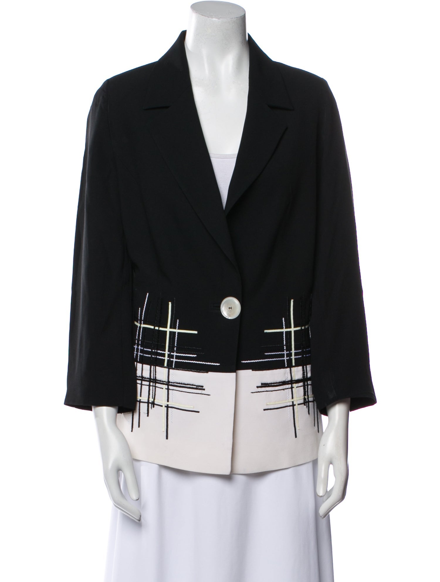 Gianfranco Ferre Plaid Print Blazer