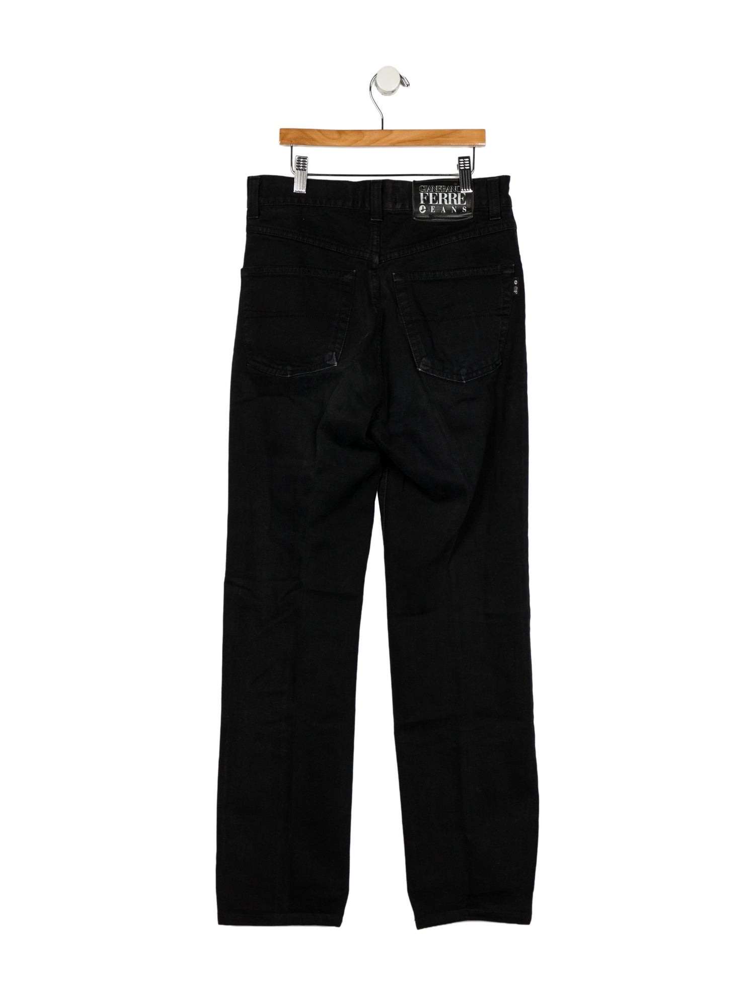 Gianfranco Ferre High-Rise Straight Leg Jeans