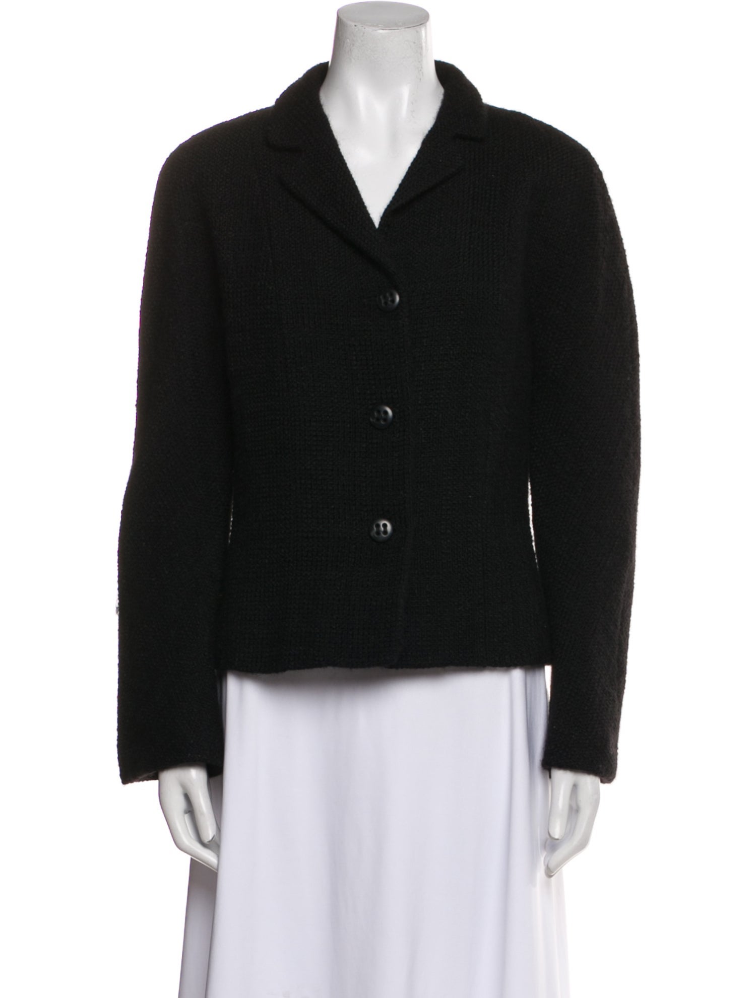 Gianfranco Ferre Virgin Wool Tweed Pattern Blazer