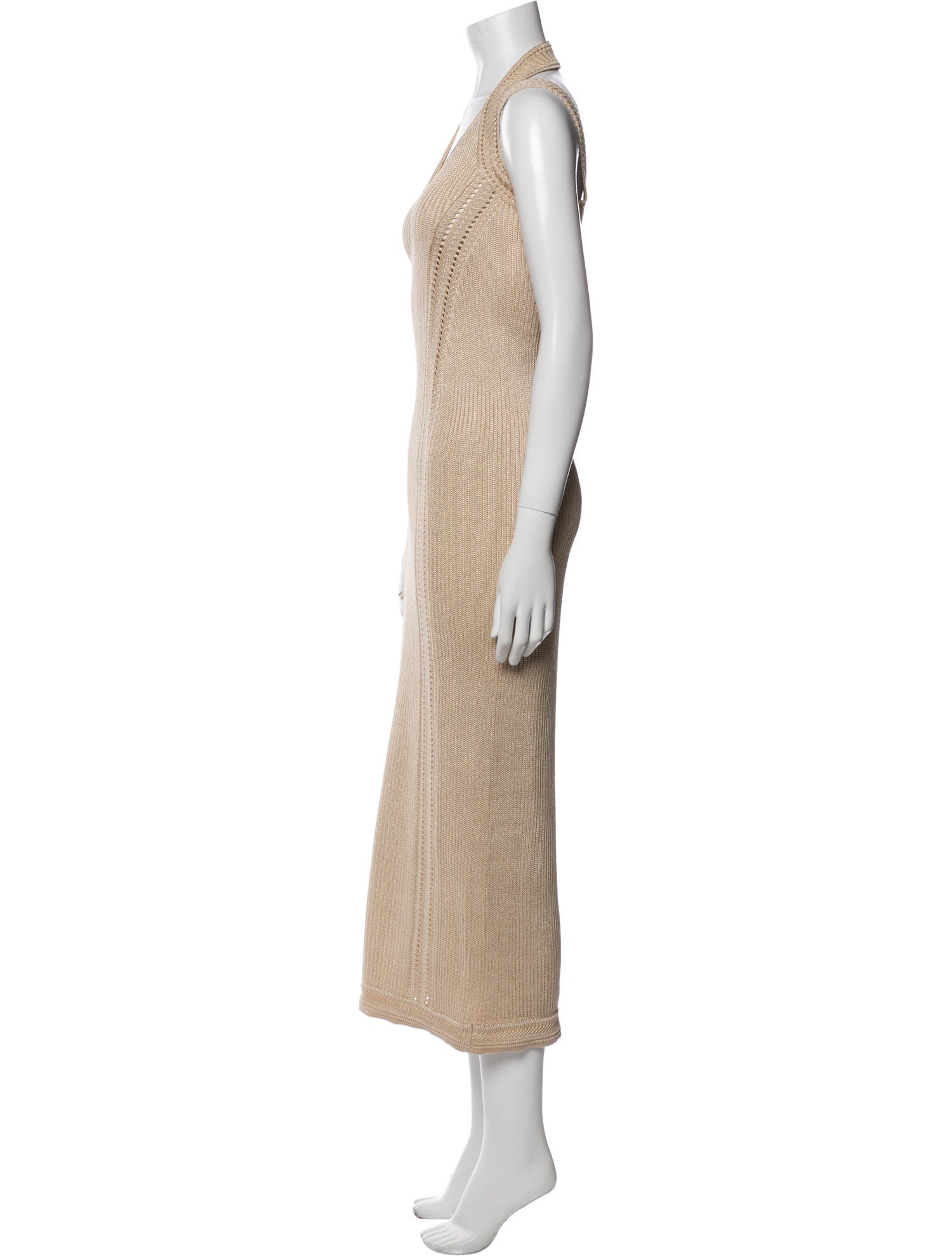 Gianfranco Ferre V-Neck Long Dress w/ Tags