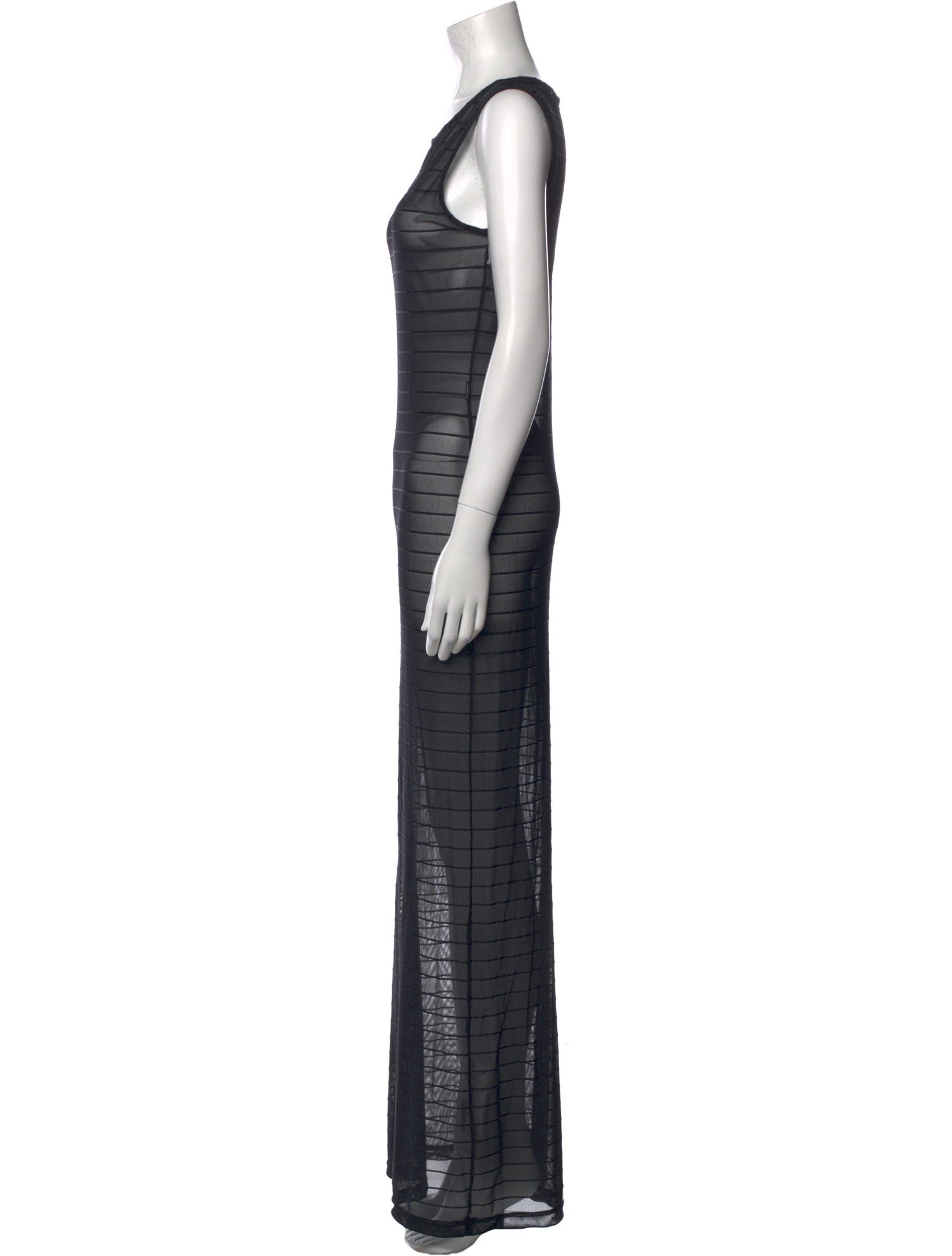 Gianfranco Ferre Mesh Long Dress