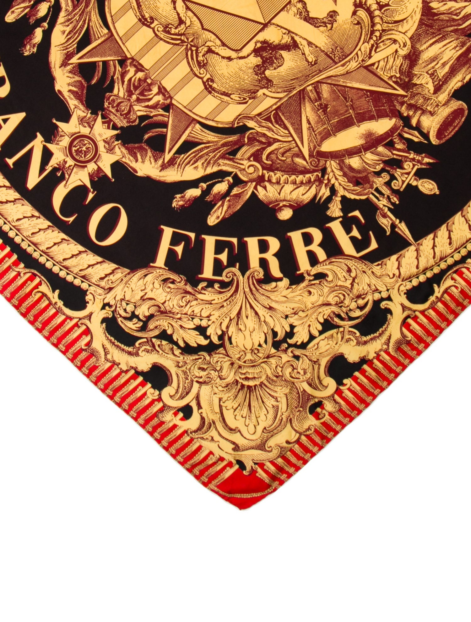 Gianfranco Ferre Silk Printed Scarf