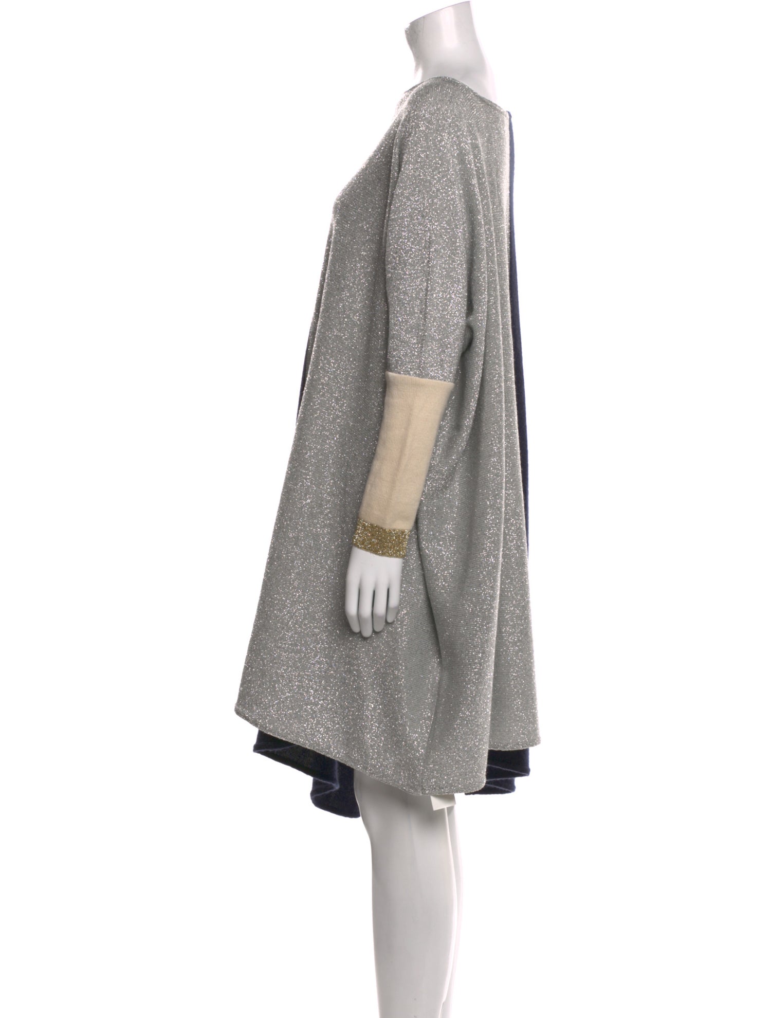 Gianfranco Ferre Colorblock Pattern Knee-Length Dress