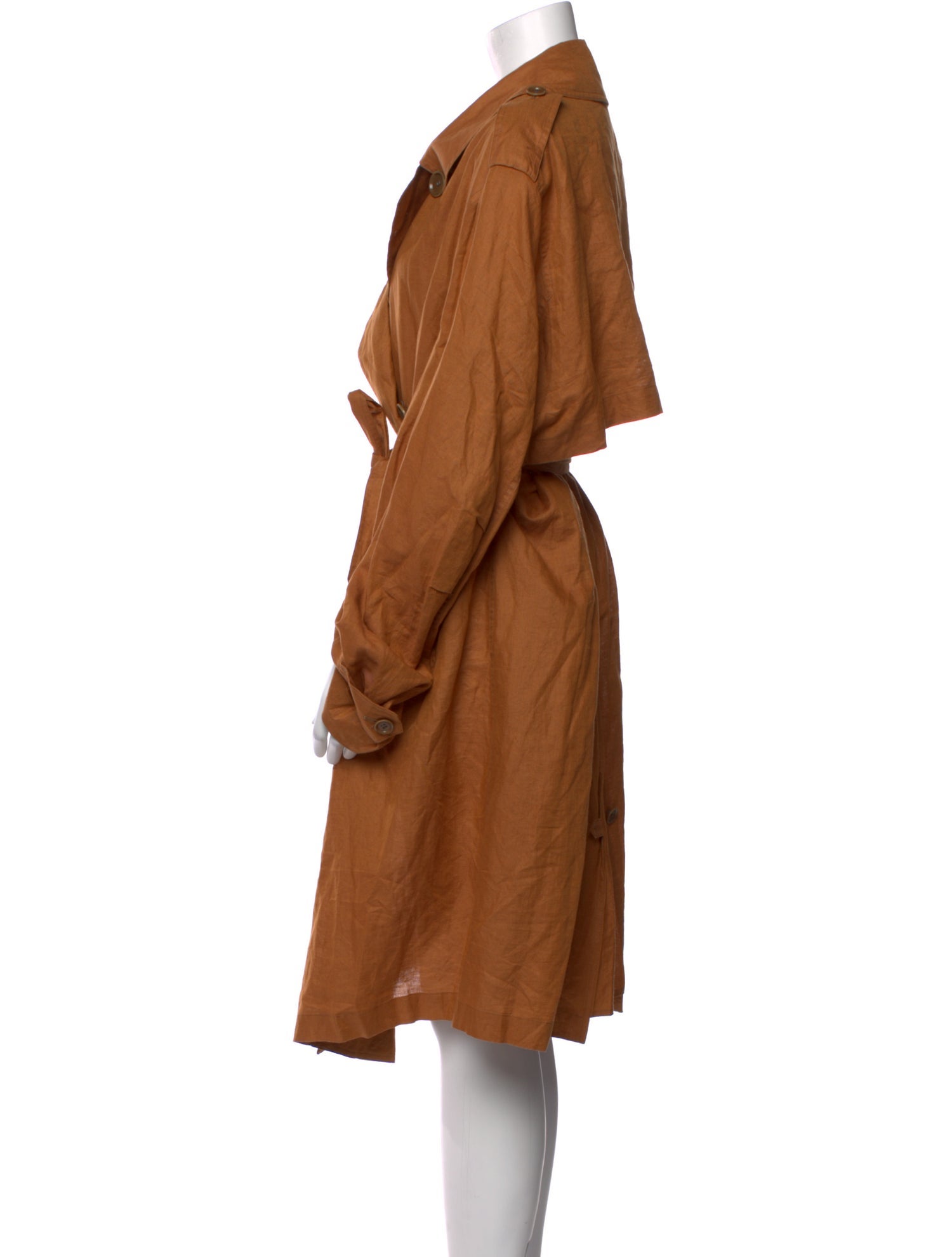 Gianfranco Ferre V-Neck Midi Length Dress