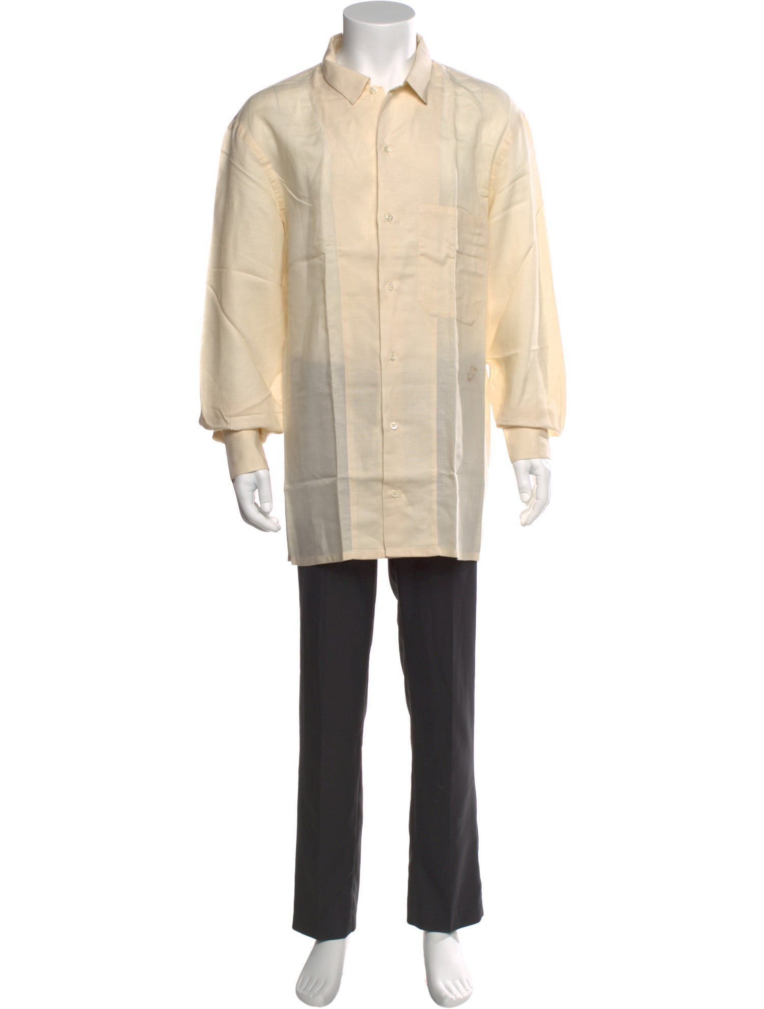 Gianfranco Ferre Long Sleeve Tuxedo Shirt