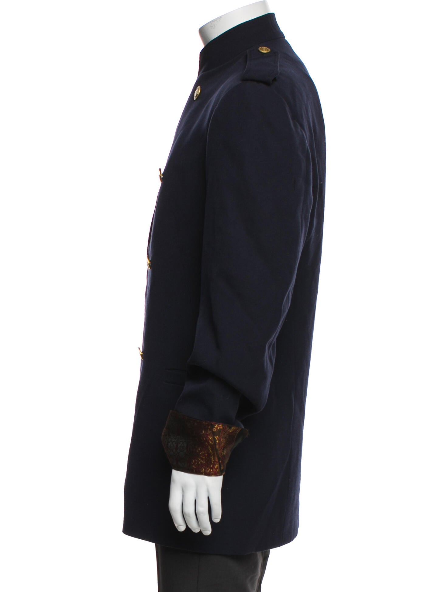 Gianfranco Ferre 1990's Wool Peacoat