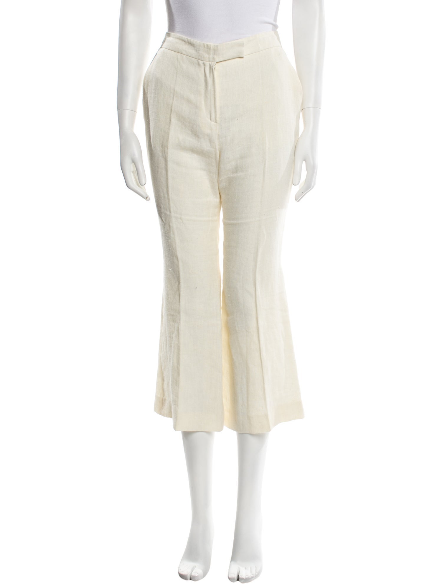Gianfranco Ferre Linen Wide Leg Pants