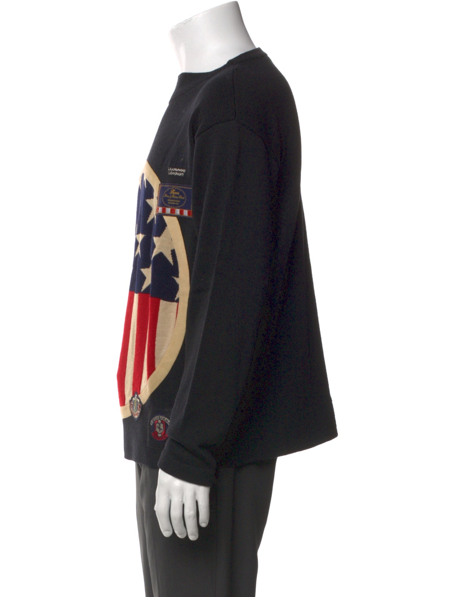 Gianfranco Ferre Printed Crew Neck Pullover