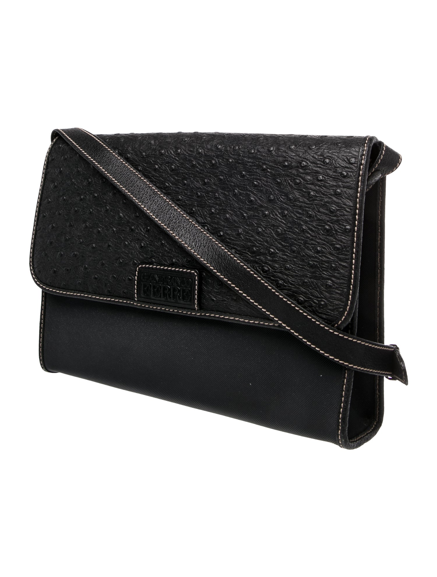 Gianfranco Ferre Leather Crossbody Bag