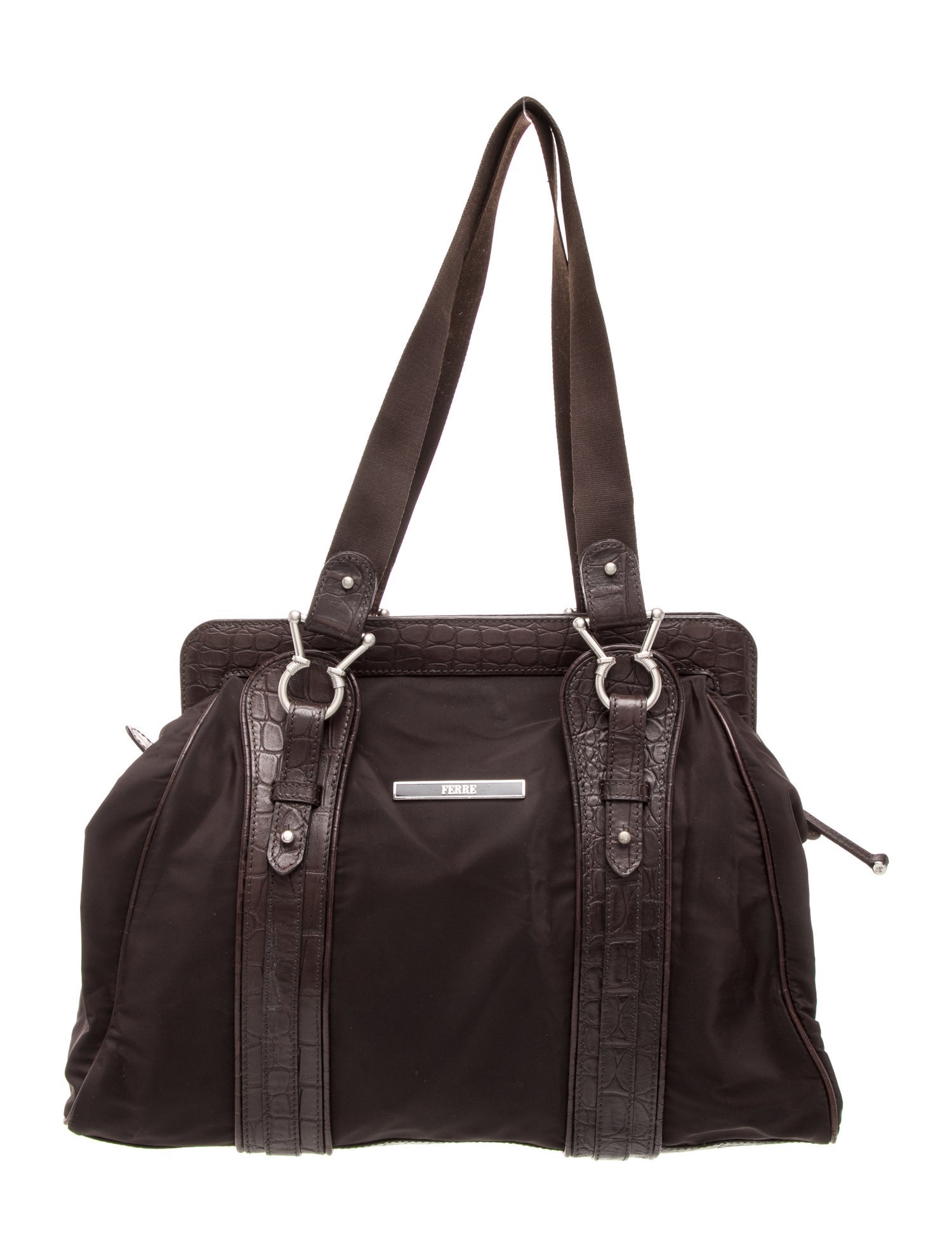 Gianfranco Ferre Nylon Shoulder Bag