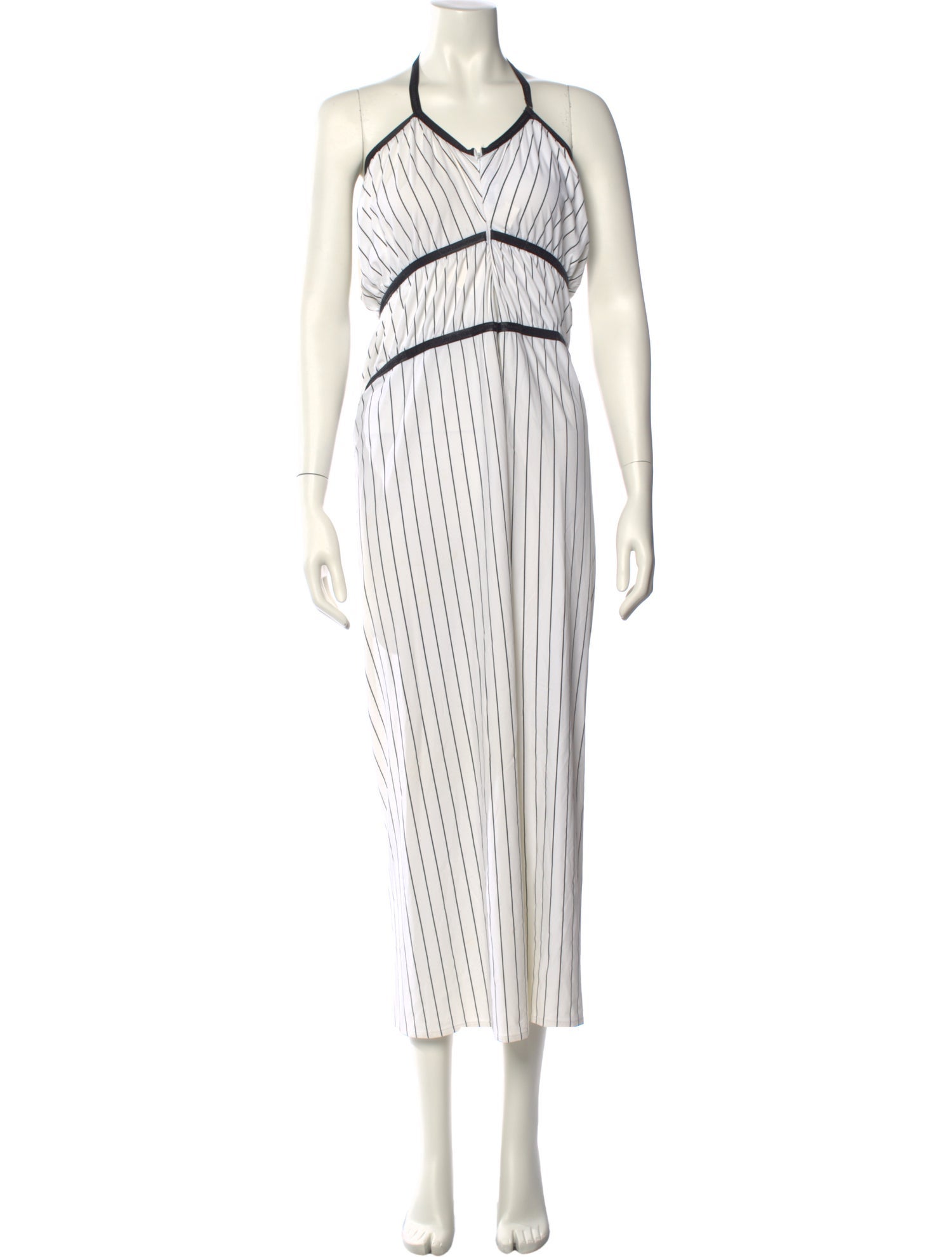Gianfranco Ferre Striped Long Dress