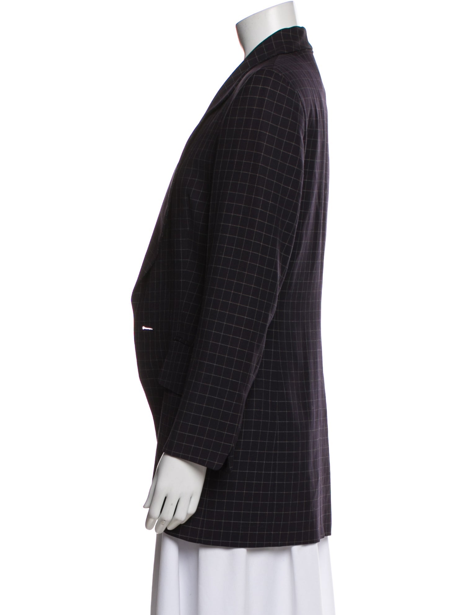Gianfranco Ferre Plaid Print Blazer