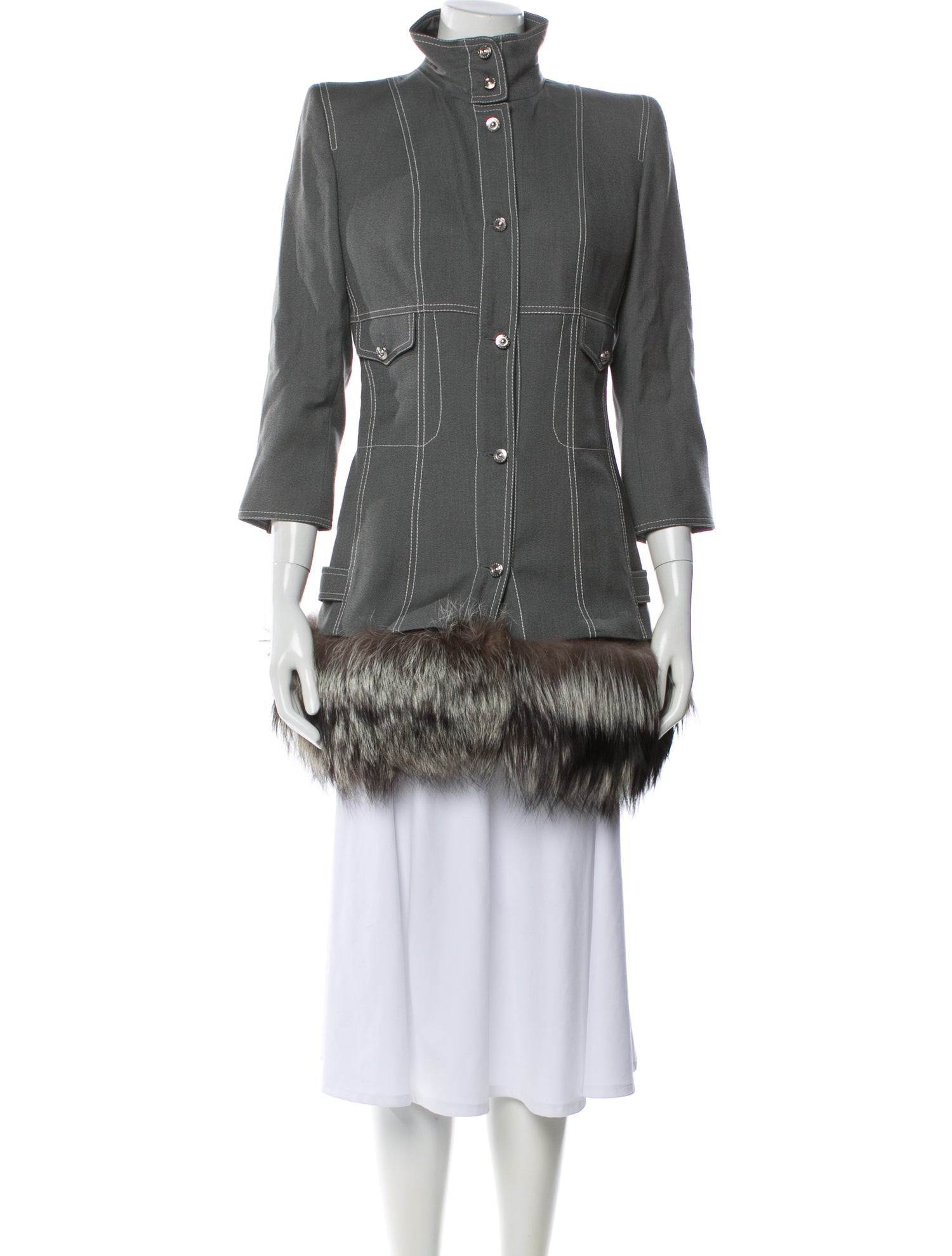Gianfranco Ferre Vintage 2000's Fur Coat
