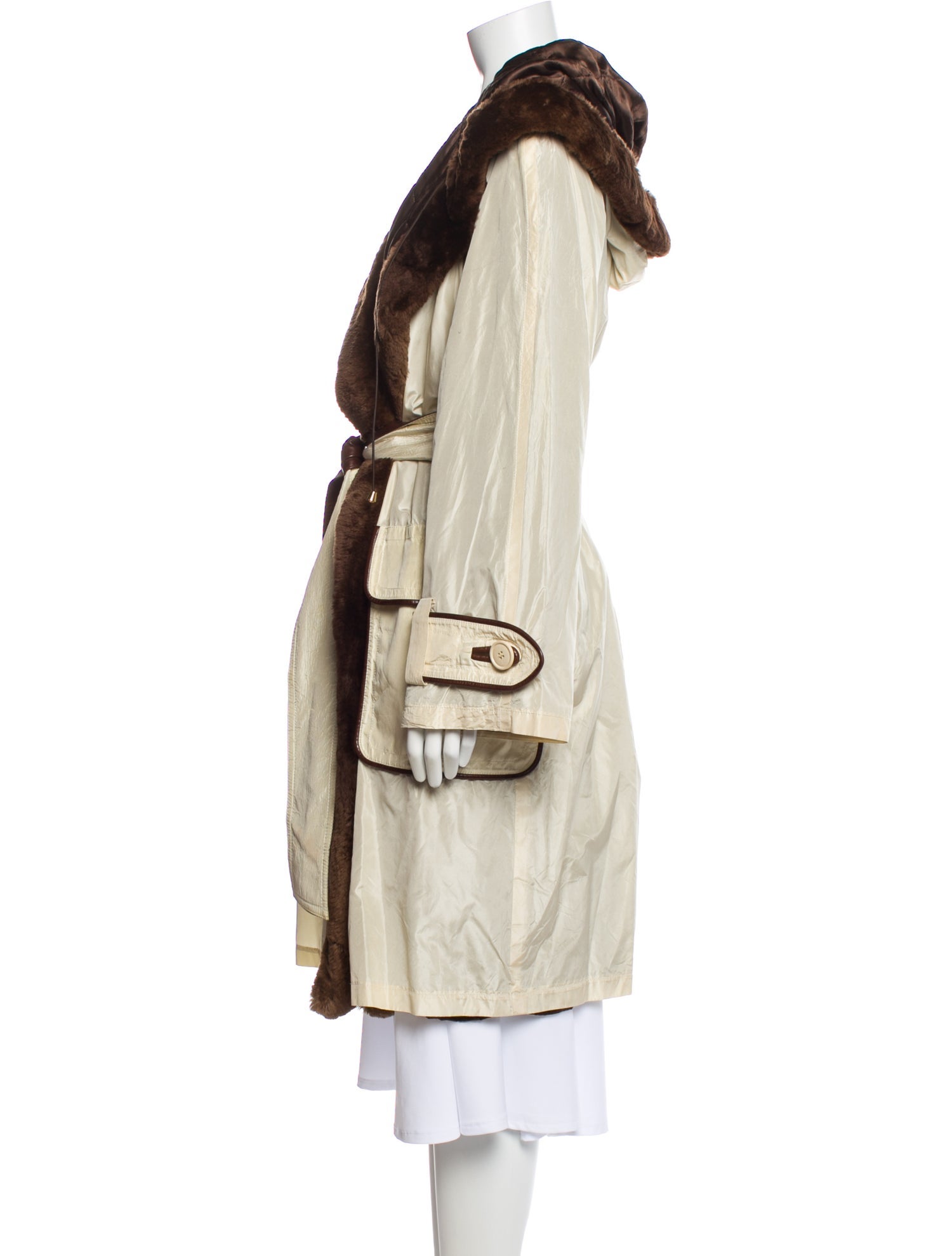 Gianfranco Ferre Silk Trench Coat
