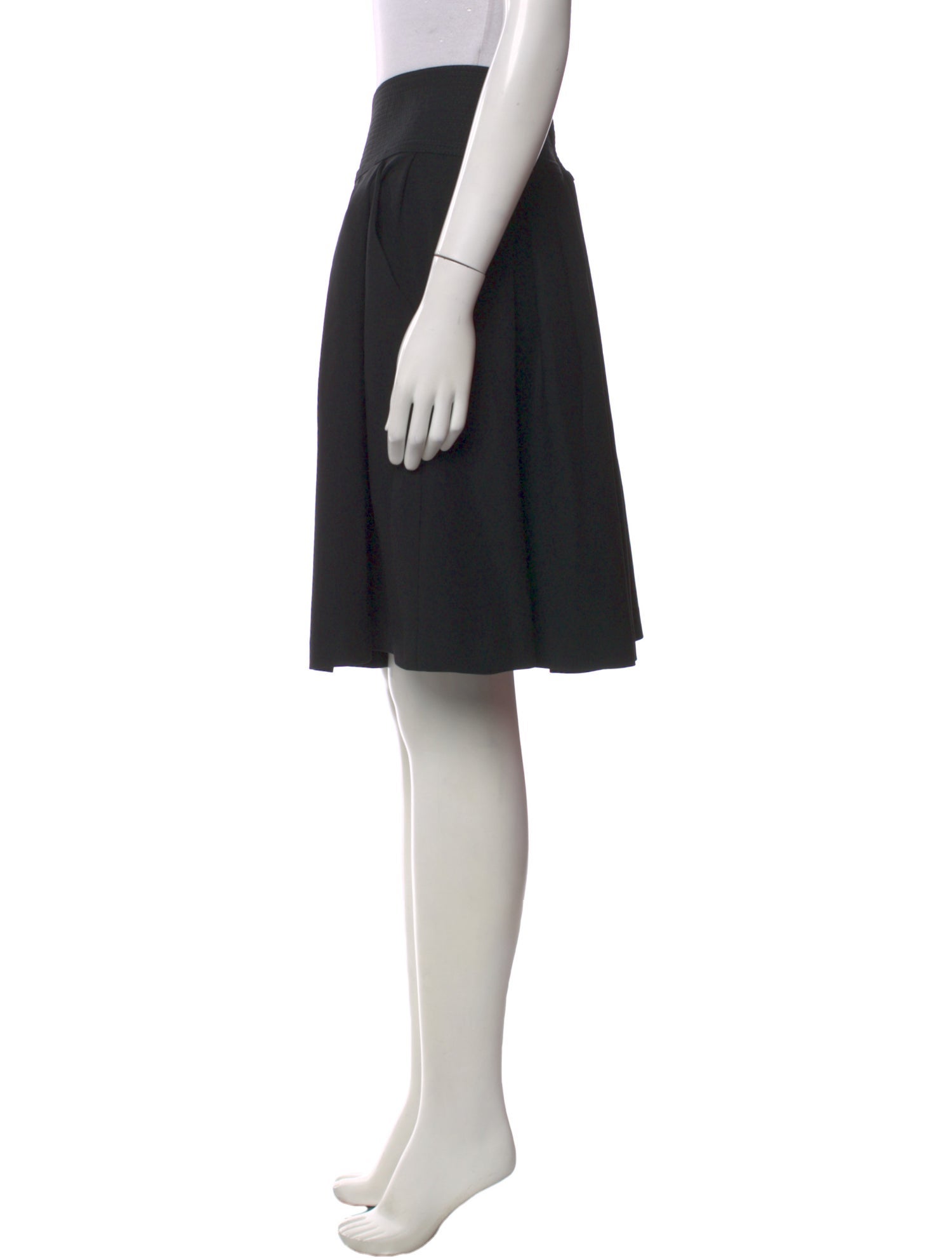 Gianfranco Ferre Virgin Wool Knee-Length Skirt