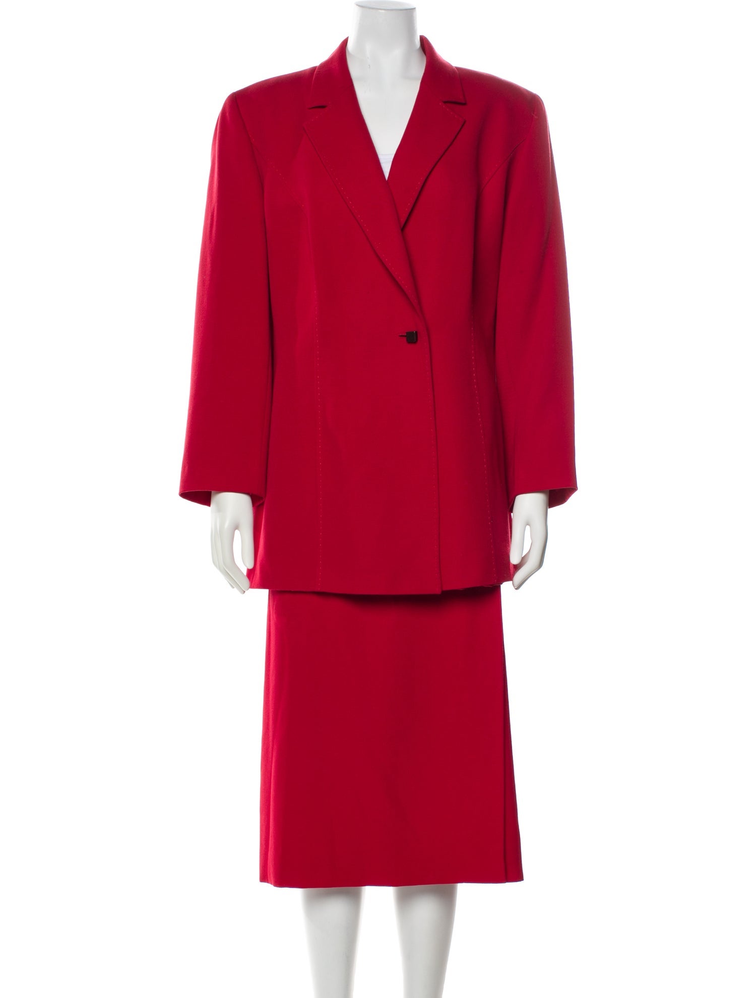 Gianfranco Ferre Virgin Wool Skirt Suit