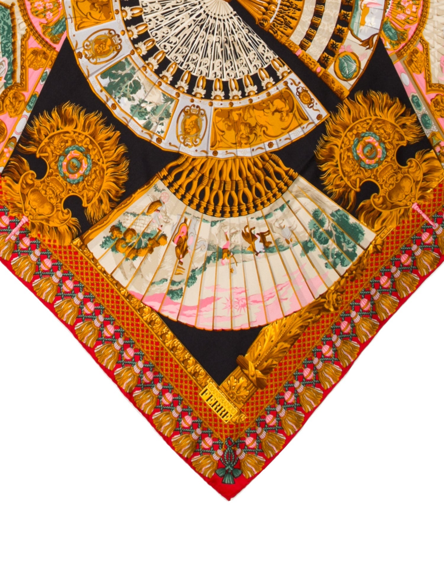 Gianfranco Ferre Silk Printed Scarf