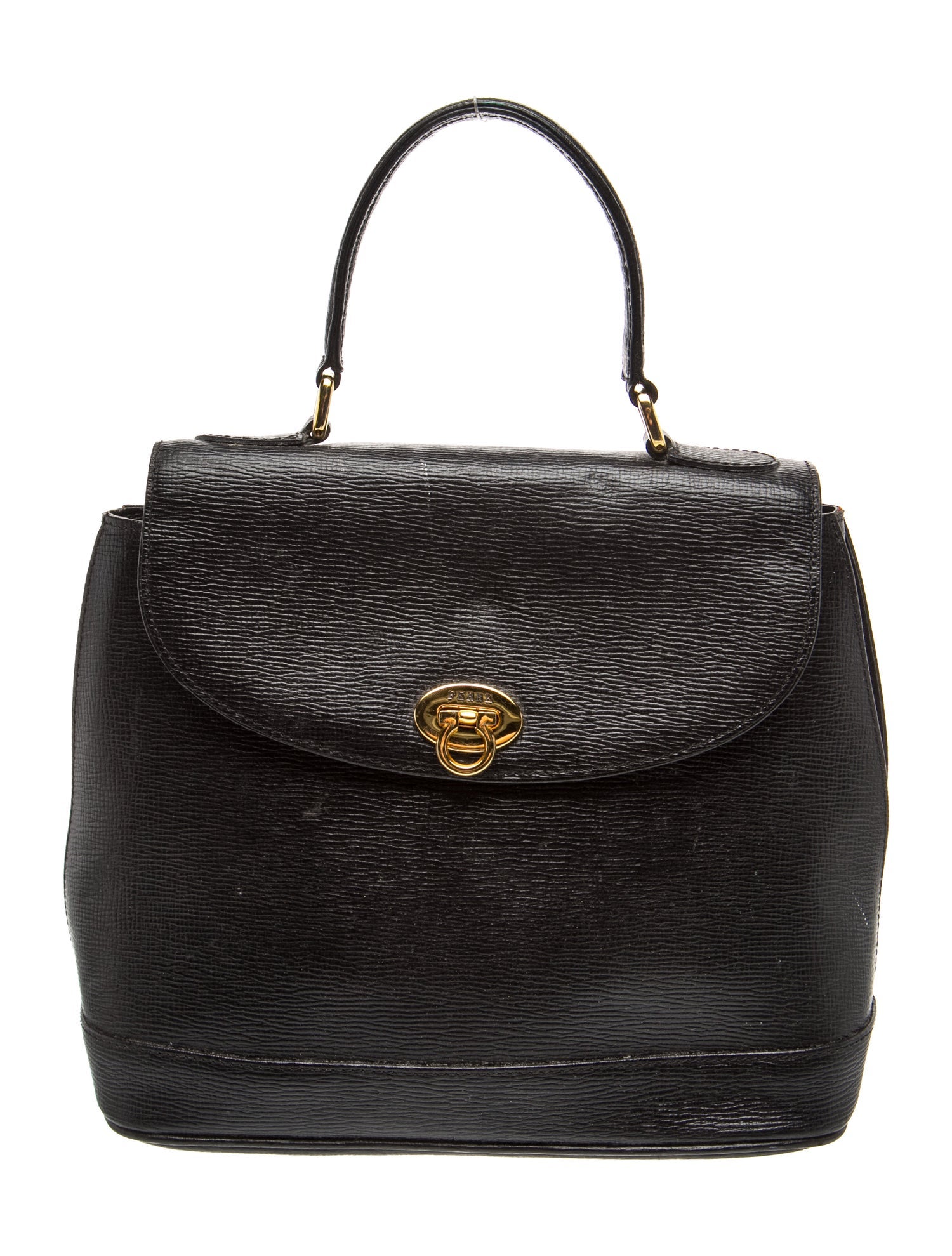 Gianfranco Ferre Leather Top Handle Bag