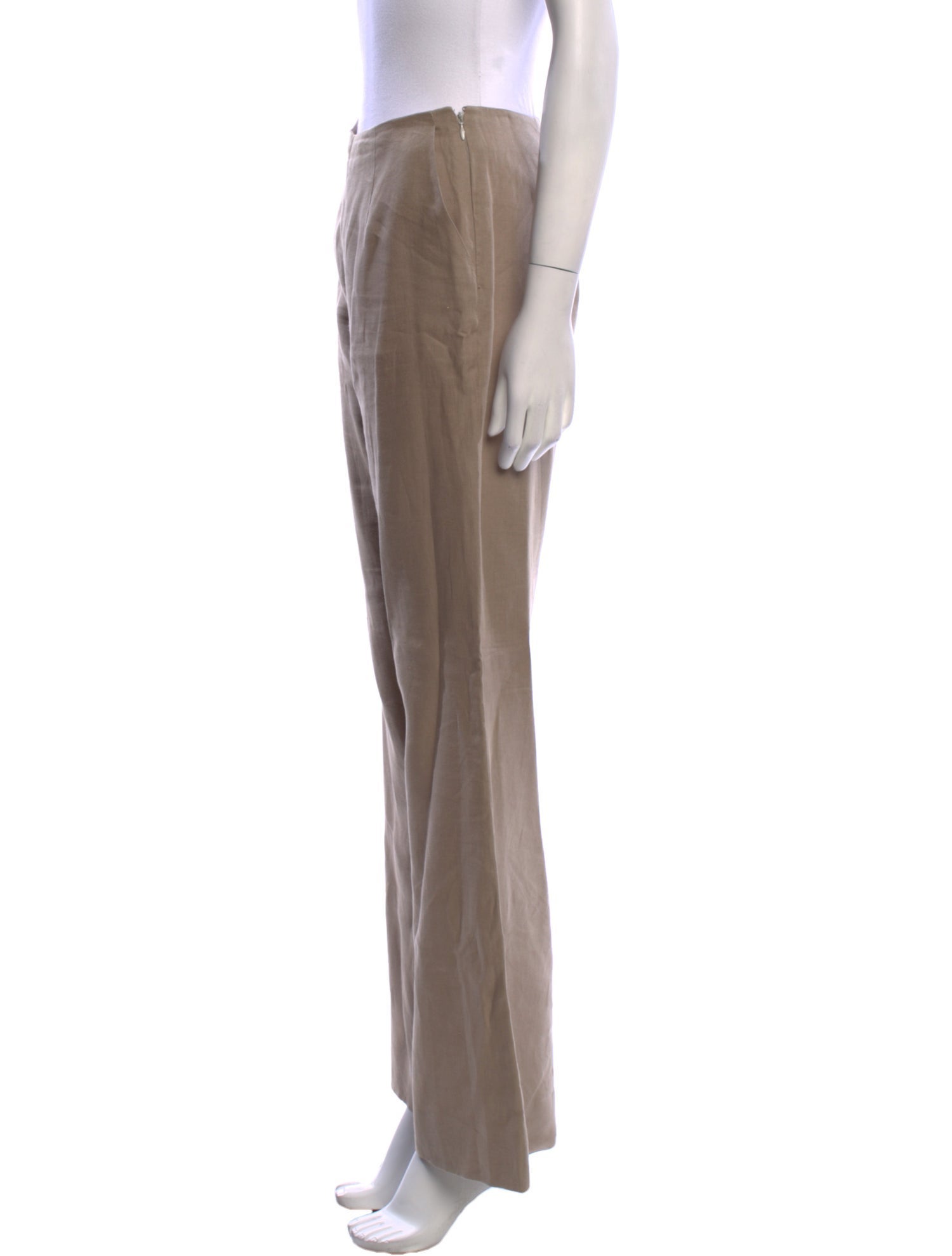 Gianfranco Ferre Linen Straight Leg Pants