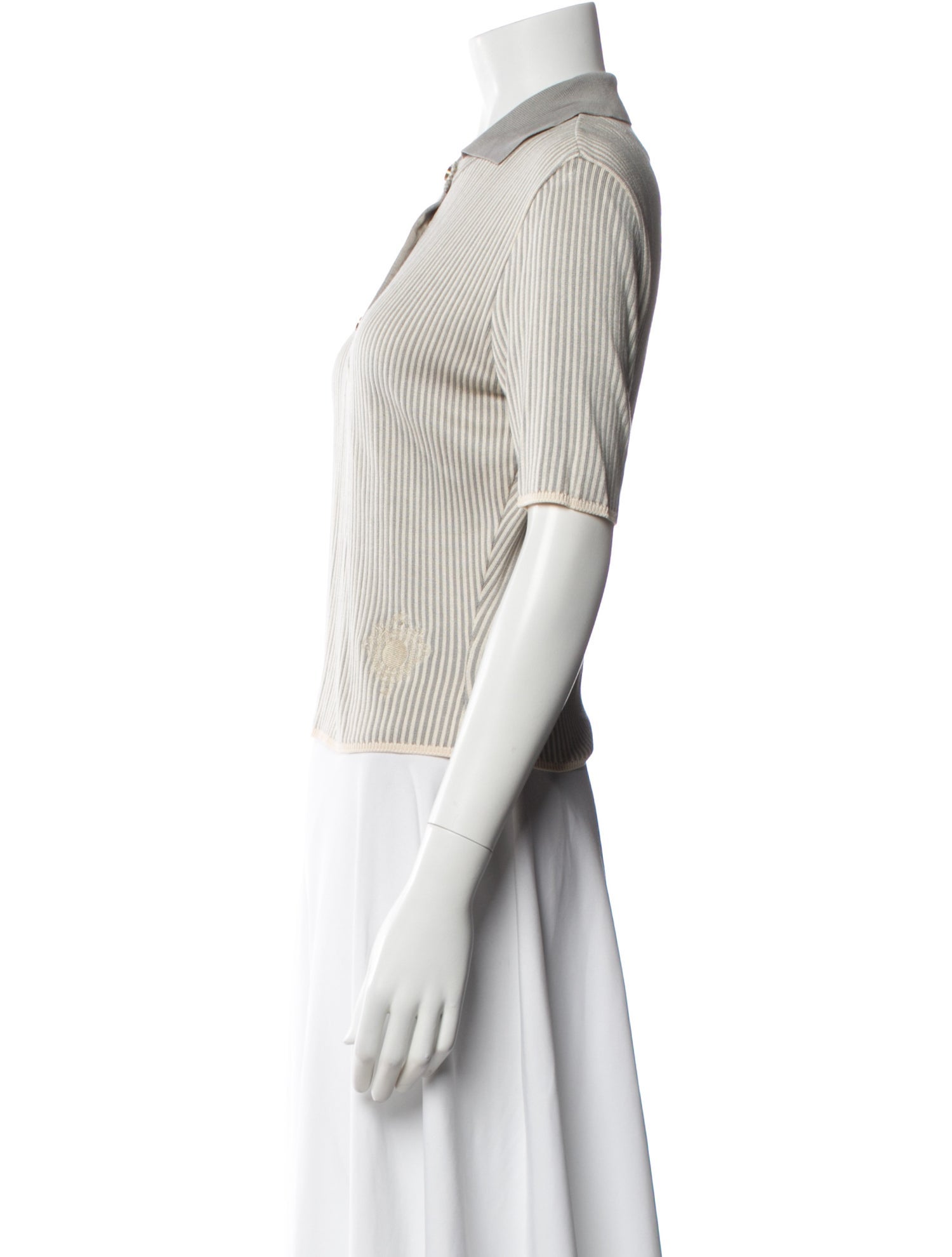 Gianfranco Ferre Silk Crew Neck Sweater