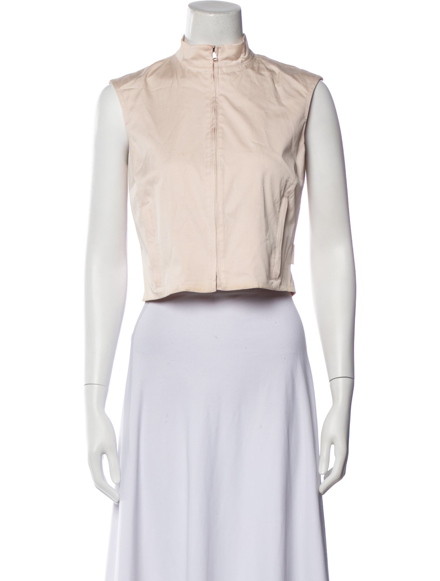 Gianfranco Ferre Sleeveless Crop Top