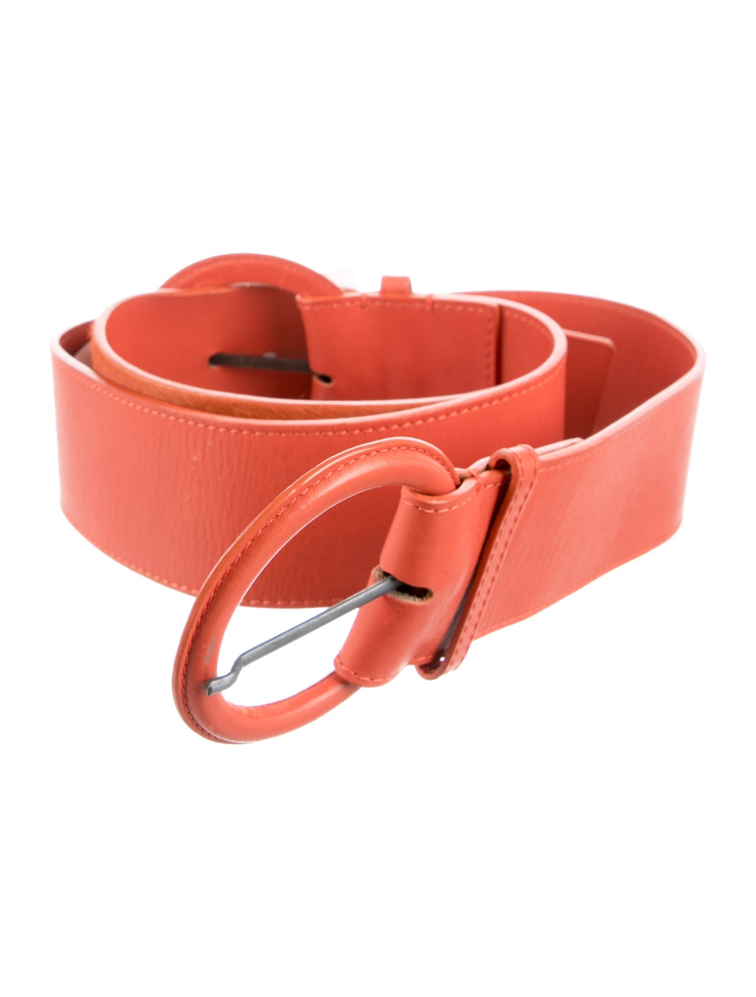 Gianfranco Ferre Wide Calf Hair Waist Belt