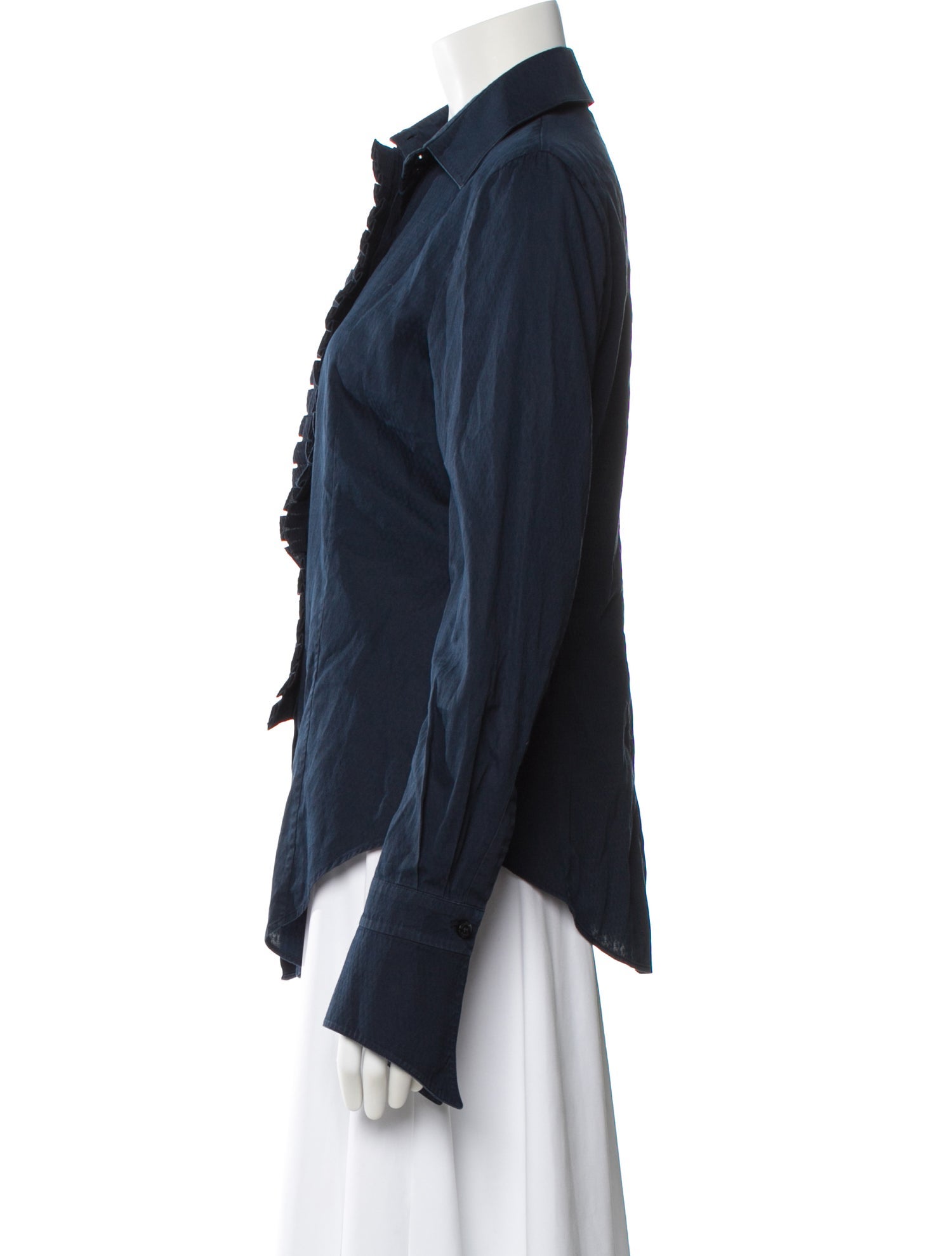 Gianfranco Ferre Vintage Late 2000's - Early 2010's Button-Up Top