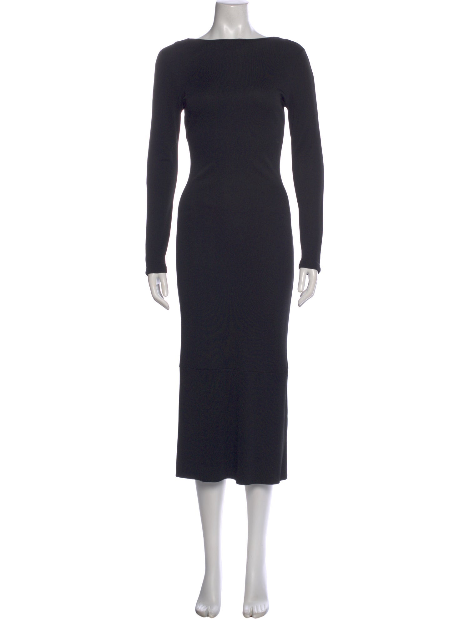 Gianfranco Ferre Bateau Neckline Long Dress